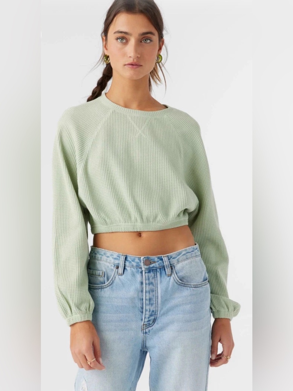 O’Neill Tour Crew Waffle Knit Top